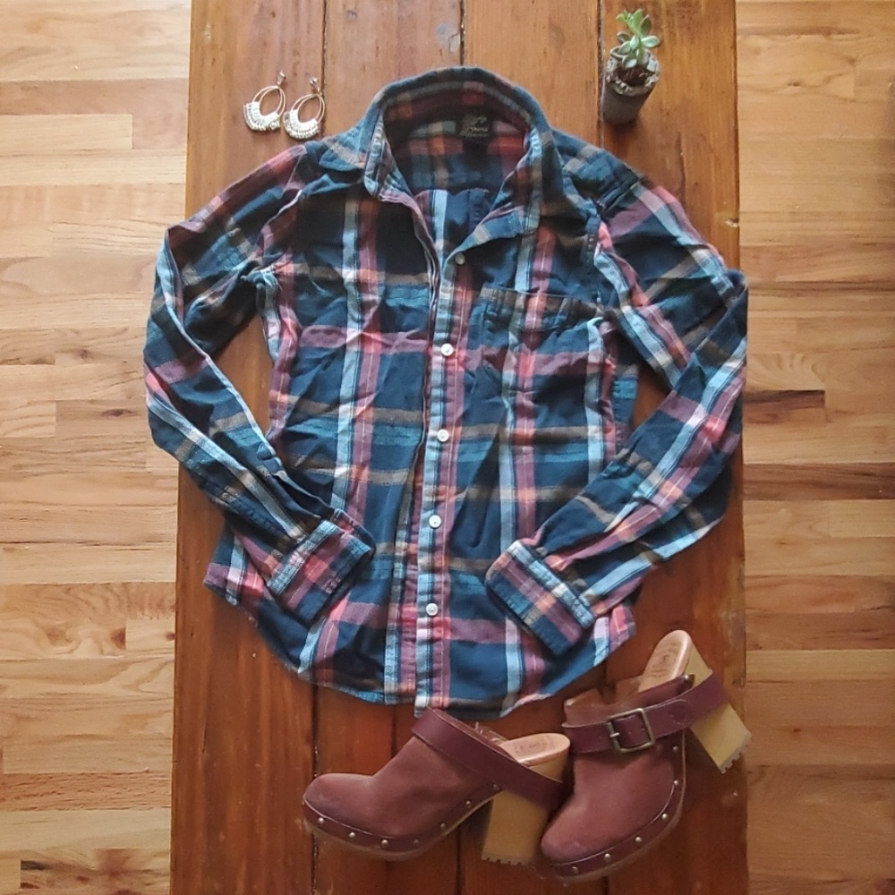 Lucky Brand Flannel Button Up